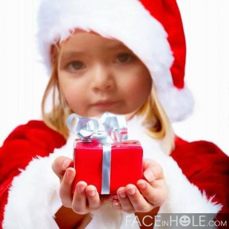infantil rostro por navidad - Fotomontajes Gratis | Fotomontajes Gratis - hacer fotomontajes gratis